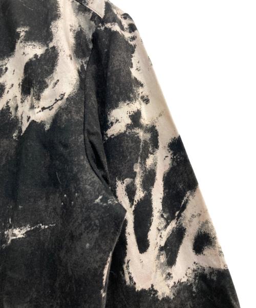 TORNADO MART（トルネードマート）TORNADO MART (トルネードマート) 総柄シャツ　TSH-4223 ブラック×ホワイト サイズ:Mの古着・服飾アイテム