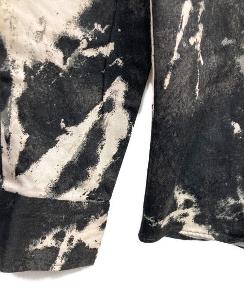 TORNADO MART（トルネードマート）TORNADO MART (トルネードマート) 総柄シャツ　TSH-4223 ブラック×ホワイト サイズ:Mの古着・服飾アイテム