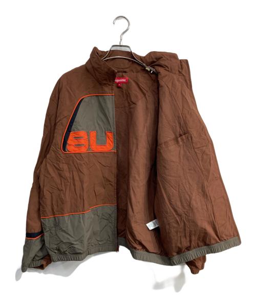 SUPREME（シュプリーム）Supreme (シュプリーム) S Paneled Track Jacket　21AW ブラウン サイズ:Mの古着・服飾アイテム