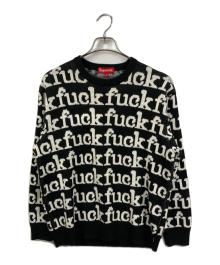 SUPREME（シュプリーム）の古着「fuck sweater」｜ホワイト×ブラック