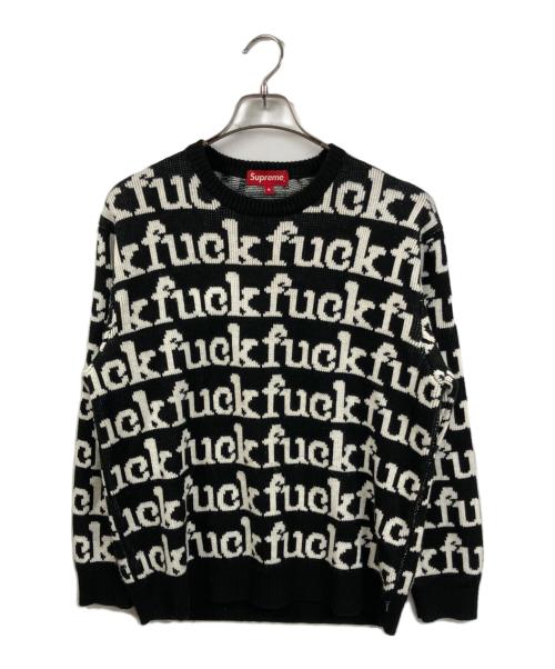 SUPREME（シュプリーム）Supreme (シュプリーム) fuck sweater ホワイト×ブラック サイズ:Mの古着・服飾アイテム