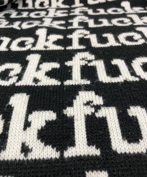 SUPREME（シュプリーム）Supreme (シュプリーム) fuck sweater ホワイト×ブラック サイズ:Mの古着・服飾アイテム