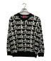 Supreme（シュプリーム）の古着「fuck sweater」｜ホワイト×ブラック