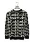 Supreme (シュプリーム) fuck sweater ホワイト×ブラック サイズ:M：10000円