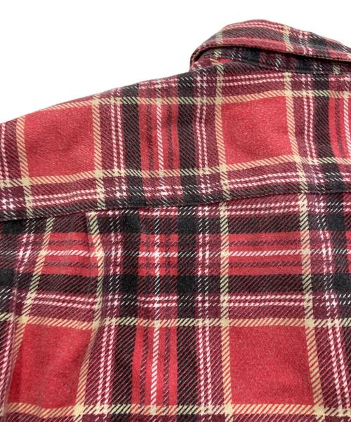 SUPREME（シュプリーム）Supreme (シュプリーム) Printed Plaid Shirt　 20SS レッド サイズ:Lの古着・服飾アイテム