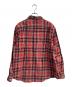 Supreme (シュプリーム) Printed Plaid Shirt　 20SS レッド サイズ:L：9000円
