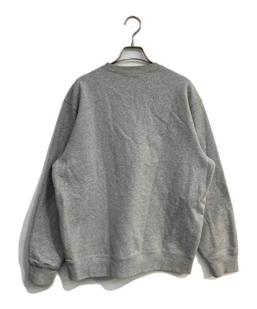 SUPREME（シュプリーム）Supreme (シュプリーム) kanji logo crewneck　20SS グレー サイズ:Lの古着・服飾アイテム
