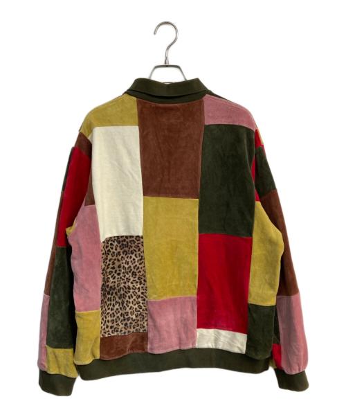 SUPREME（シュプリーム）Supreme (シュプリーム) patchwork velour polo マルチカラー サイズ:Lの古着・服飾アイテム