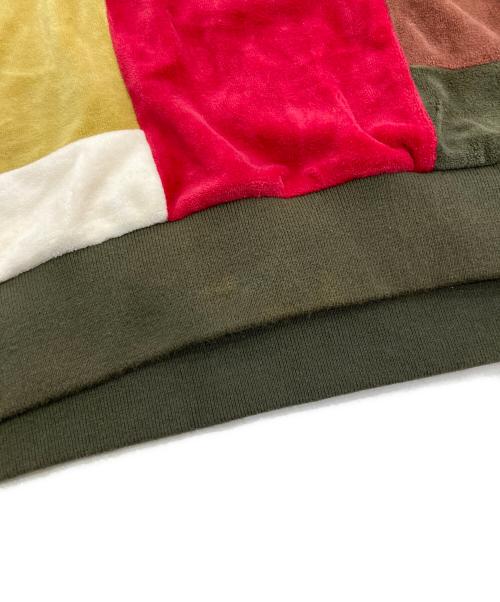SUPREME（シュプリーム）Supreme (シュプリーム) patchwork velour polo マルチカラー サイズ:Lの古着・服飾アイテム