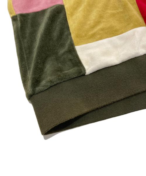 SUPREME（シュプリーム）Supreme (シュプリーム) patchwork velour polo マルチカラー サイズ:Lの古着・服飾アイテム