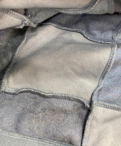 SUPREME（シュプリーム）Supreme (シュプリーム) Floral Patchwork Velour L/S POLO　21AW  ブルー サイズ:Mの古着・服飾アイテム