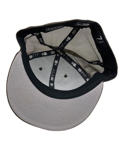 SUPREME（シュプリーム）Supreme (シュプリーム) New Era (ニューエラ) Box Logo Mesh ブラウン サイズ: 7 1/2の古着・服飾アイテム