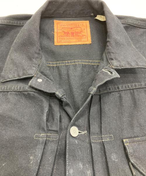 LEVI'S VINTAGE CLOTHING（リーバイス ビンテージ クロージング）LEVI'S VINTAGE CLOTHING (リーバイス ビンテージ クロージング) 1936 TYPE I トラッカージャケット OVER-DYE BLACK　0033E-0000 ブラック サイズ:42の古着・服飾アイテム