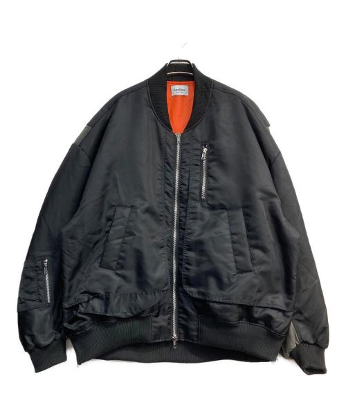 seesew（シーソー）SeeSew (シーソー) OVERSPEC MA-1 JACKET ブラック サイズ:Lの古着・服飾アイテム