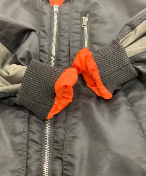 seesew（シーソー）SeeSew (シーソー) OVERSPEC MA-1 JACKET ブラック サイズ:Lの古着・服飾アイテム