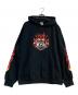 BlackEyePatch（ブラックアイパッチ）の古着「FLAME RIDER LOGO HOODIE」｜ブラック