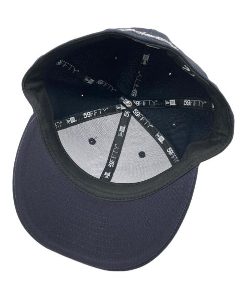 New Era（ニューエラ）New Era (ニューエラ) BlackEyePatch (ブラックアイパッチ) Bロゴキャップ ネイビー サイズ: 7 3/8の古着・服飾アイテム