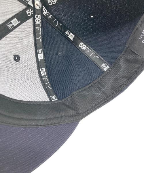 New Era（ニューエラ）New Era (ニューエラ) BlackEyePatch (ブラックアイパッチ) Bロゴキャップ ネイビー サイズ: 7 3/8の古着・服飾アイテム