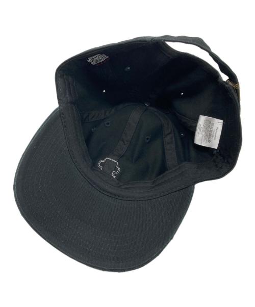 BlackEyePatch（ブラックアイパッチ）BlackEyePatch (ブラックアイパッチ) ロゴ ダメージ キャップ ブラックの古着・服飾アイテム