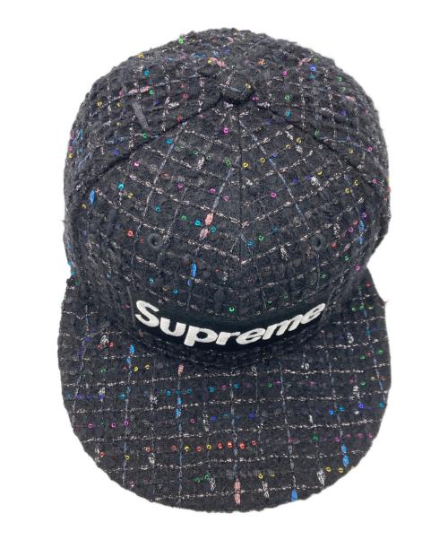 SUPREME（シュプリーム）Supreme (シュプリーム) New Era (ニューエラ) Bouclé Box Logo ブラック サイズ:7 3/8の古着・服飾アイテム