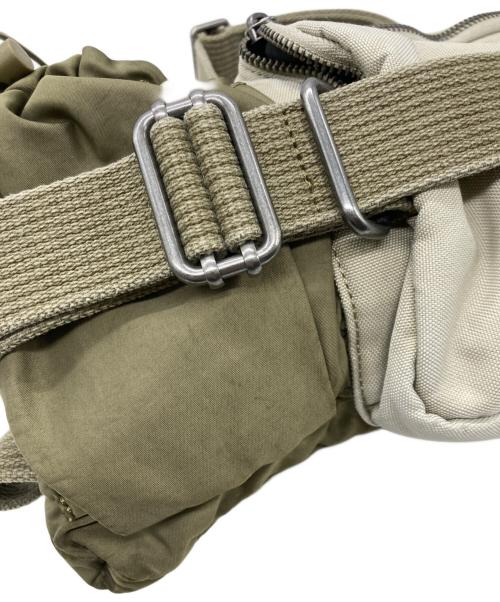 DIESEL（ディーゼル）DIESEL (ディーゼル) クロスボディーバッグ ベージュ×カーキの古着・服飾アイテム