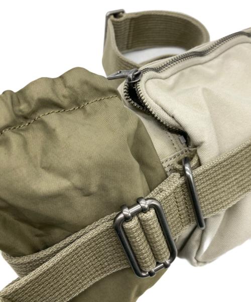 DIESEL（ディーゼル）DIESEL (ディーゼル) クロスボディーバッグ ベージュ×カーキの古着・服飾アイテム