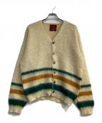 Searsシアーズ）の古着「モヘアニットカーディガン  TRADITIONALCOLLECTION 60’S-70’ｓ」｜イエロー