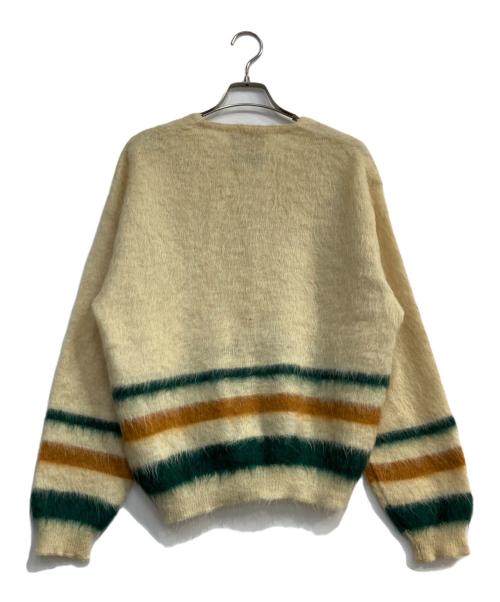 Sears（シアーズ）Sears (シアーズ) モヘアニットカーディガン  TRADITIONALCOLLECTION 60’S-70’ｓ イエロー サイズ:Mの古着・服飾アイテム