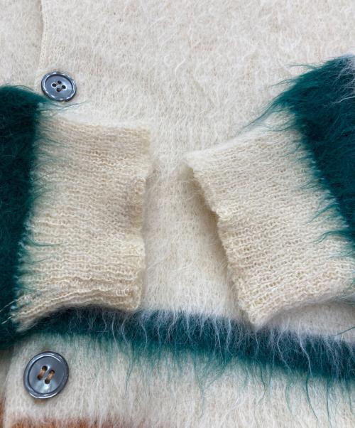 Sears（シアーズ）Sears (シアーズ) モヘアニットカーディガン  TRADITIONALCOLLECTION 60’S-70’ｓ イエロー サイズ:Mの古着・服飾アイテム