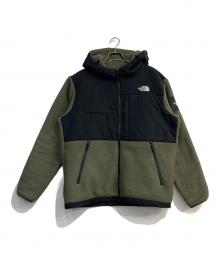 THE NORTH FACE（ザ ノース フェイス）の古着「DENALI HOODIE フリースジャケット　NA72052」｜カーキ×ブラック