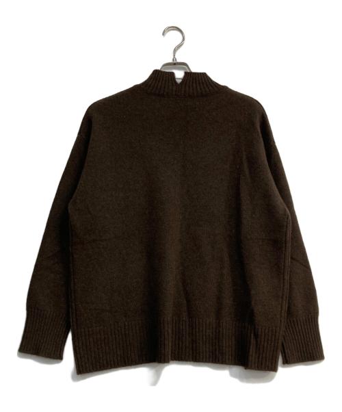 Nature's（ネイチャーズ）Nature's (ネイチャーズ) ヤクハイネックニット ブラウン サイズ:Mの古着・服飾アイテム