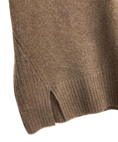 Nature's（ネイチャーズ）Nature's (ネイチャーズ) ヤクハイネックニット ブラウン サイズ:Mの古着・服飾アイテム