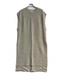 NATURAL BASIC（ナチュラル ベーシック）の古着「cashmere layered tunic dress」｜ベージュ