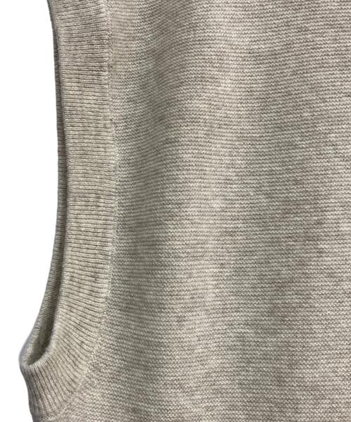 NATURAL BASIC（ナチュラル ベーシック）Natural Basic (ナチュラル ベーシック) cashmere layered tunic dress ベージュ サイズ:M-Lの古着・服飾アイテム