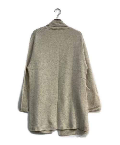 NATURAL BASIC（ナチュラル ベーシック）Natural Basic (ナチュラル ベーシック) cashmere knit cardigan ベージュ サイズ:M-Lの古着・服飾アイテム