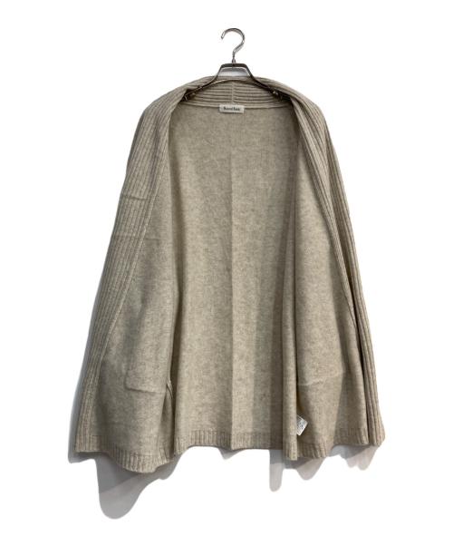 NATURAL BASIC（ナチュラル ベーシック）Natural Basic (ナチュラル ベーシック) cashmere knit cardigan ベージュ サイズ:M-Lの古着・服飾アイテム