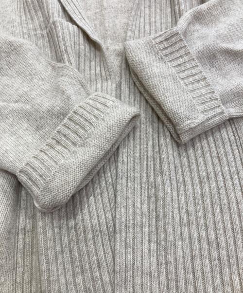 NATURAL BASIC（ナチュラル ベーシック）Natural Basic (ナチュラル ベーシック) cashmere knit cardigan ベージュ サイズ:M-Lの古着・服飾アイテム