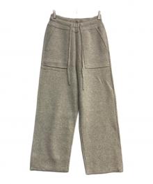 NATURAL BASIC（ナチュラル ベーシック）の古着「cashmere knit wide pants」｜ベージュ