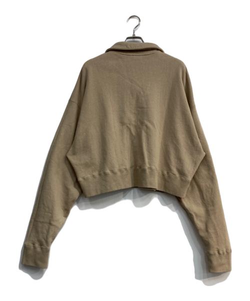 BRILL（ブリル）BRILL (ブリル) 襟付きスウェット ブラウン サイズ:Ｆの古着・服飾アイテム