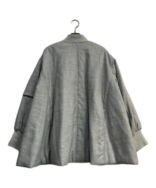 LE PHIL（ル フィル）LE PHIL (ル フィル) サキソニーウエストベルトパフィージャケット　 534-5250108 グレー サイズ:Freeの古着・服飾アイテム