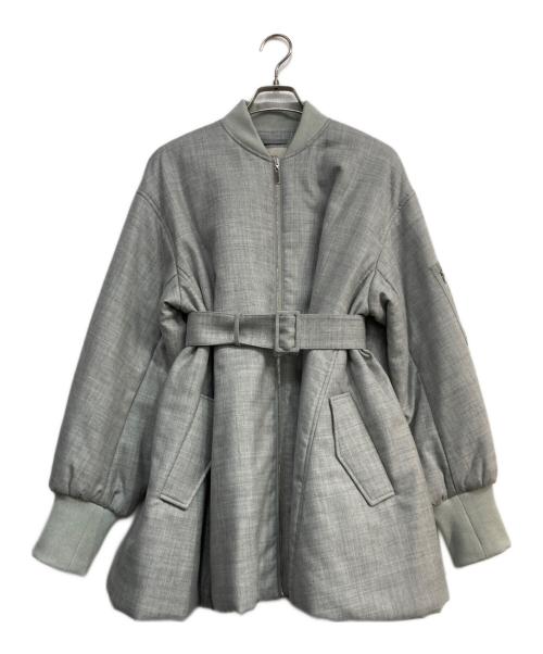 LE PHIL（ル フィル）LE PHIL (ル フィル) サキソニーウエストベルトパフィージャケット　 534-5250108 グレー サイズ:Freeの古着・服飾アイテム