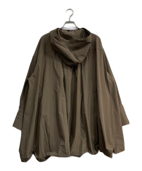 LE PHIL（ル フィル）LE PHIL (ル フィル) ナイロンフーデッドジャケット ブラウン サイズ:Freeの古着・服飾アイテム