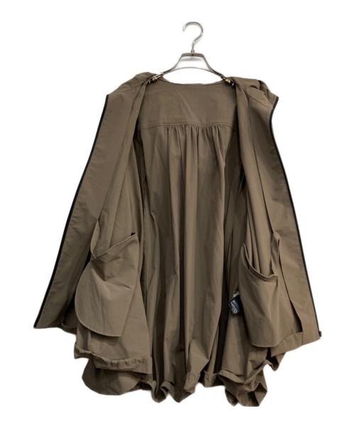 LE PHIL（ル フィル）LE PHIL (ル フィル) ナイロンフーデッドジャケット ブラウン サイズ:Freeの古着・服飾アイテム