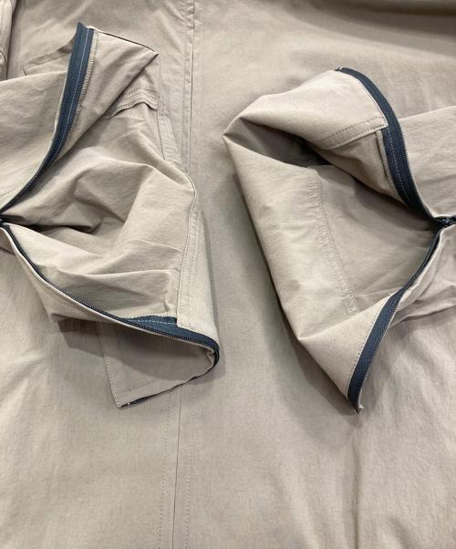 LE PHIL（ル フィル）LE PHIL (ル フィル) ナイロンフーデッドジャケット ブラウン サイズ:Freeの古着・服飾アイテム