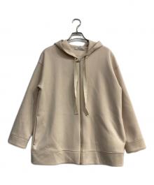 'S Max Mara（エスマックスマーラ）の古着「Zuai フーディ ジップアップ　2419911013」｜ベージュ