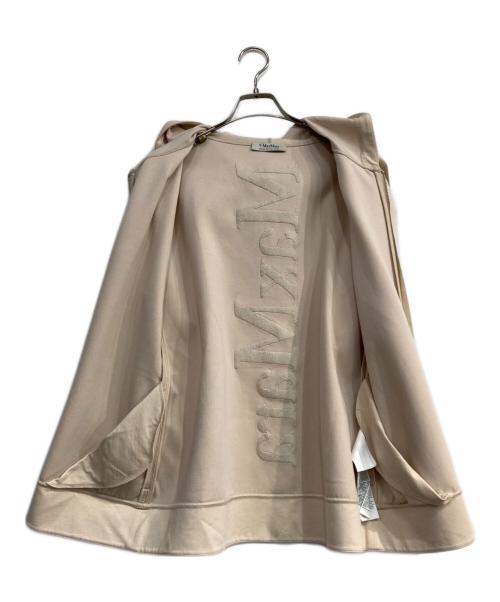 'S Max Mara（エスマックスマーラ）'S Max Mara (エスマックスマーラ) Zuai フーディ ジップアップ　2419911013 ベージュ サイズ:Mの古着・服飾アイテム
