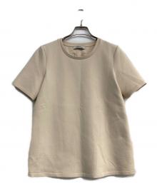 'S Max Mara（エスマックスマーラ）の古着「スキューバ半袖カットソー」｜ベージュ