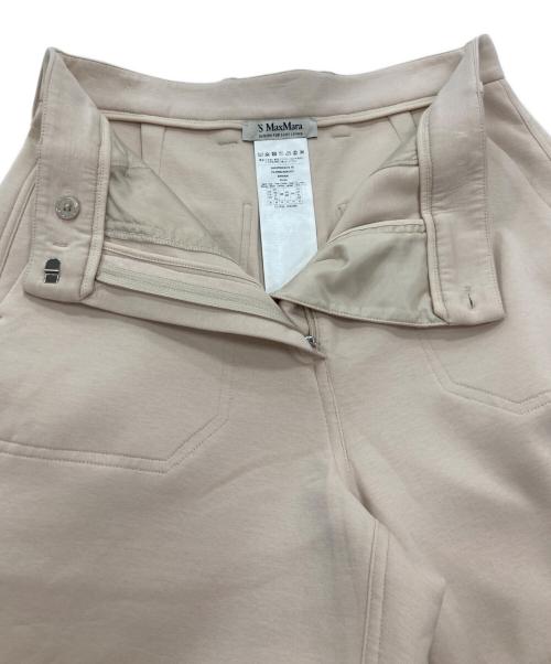 'S Max Mara（エスマックスマーラ）'S Max Mara (エスマックスマーラ) Cupola scuba jersey Pants ベージュ サイズ:Mの古着・服飾アイテム
