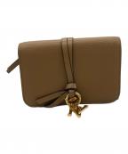 Chloeクロエ）の古着「チャーム付き 3つ折り財布」｜ブラウン