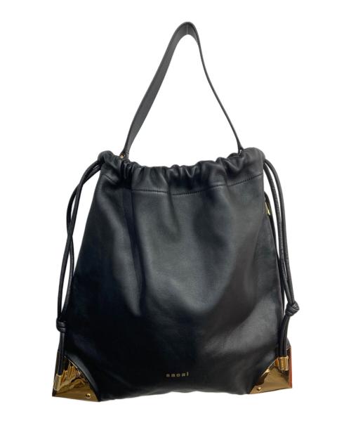 sacai（サカイ）sacai (サカイ) corner metal drawstring bag ブラックの古着・服飾アイテム
